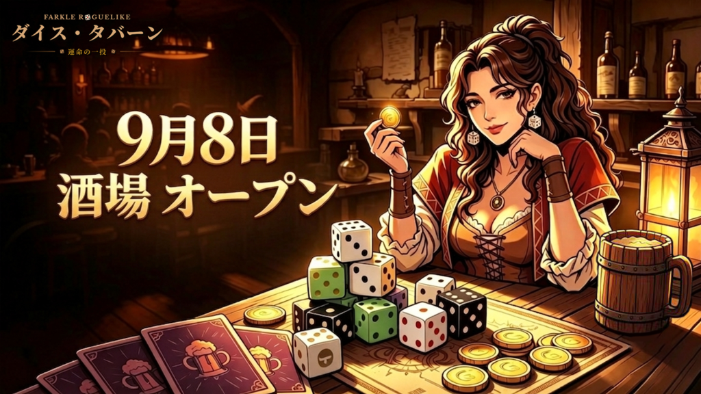 Dice Tavern: Roll of Fate uscirà l’8 settembre