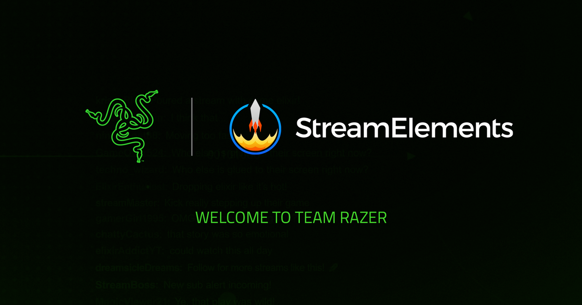 Razer acquisisce gli asset di StreamElements