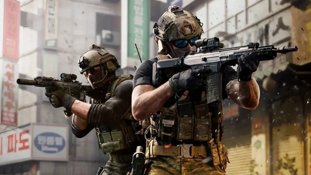 Call of Duty Modern Warfare 4 durante la missione Trincerati