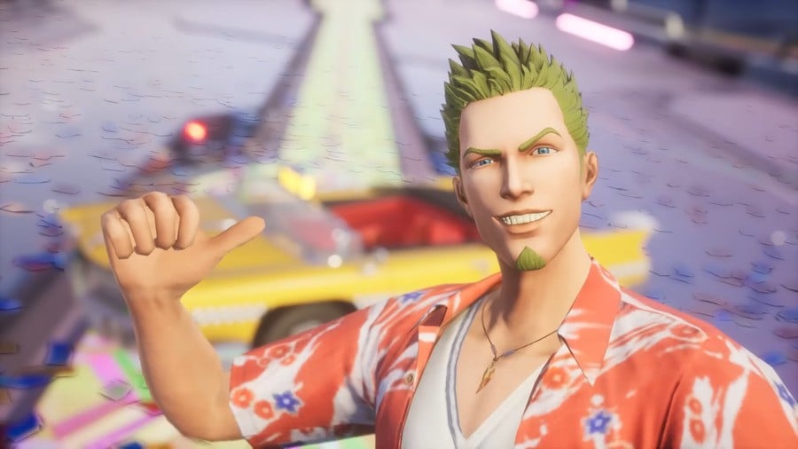 Axel di Crazy Taxi in Sonic Racing: CrossWorlds