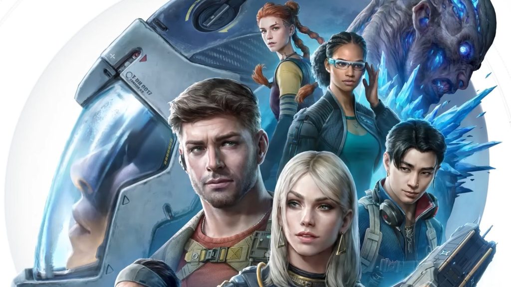 Key art di The Expanse Osiris Reborn con i personaggi principali