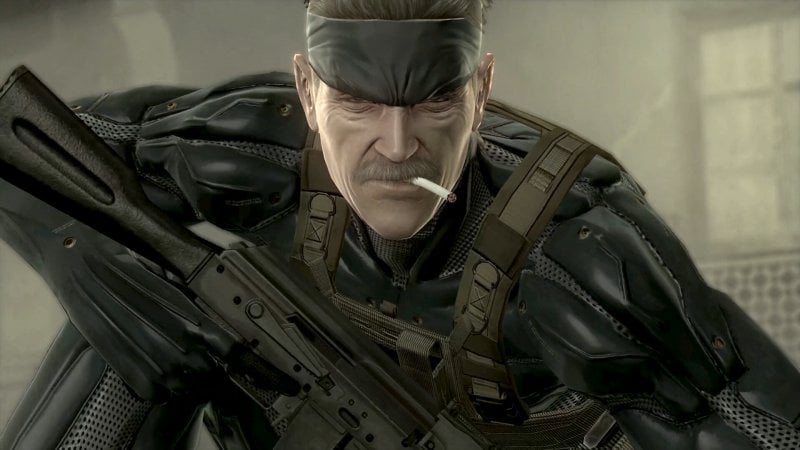 Snake in Metal Gear Solid 4 incluso nella Master Collection Vol. 2