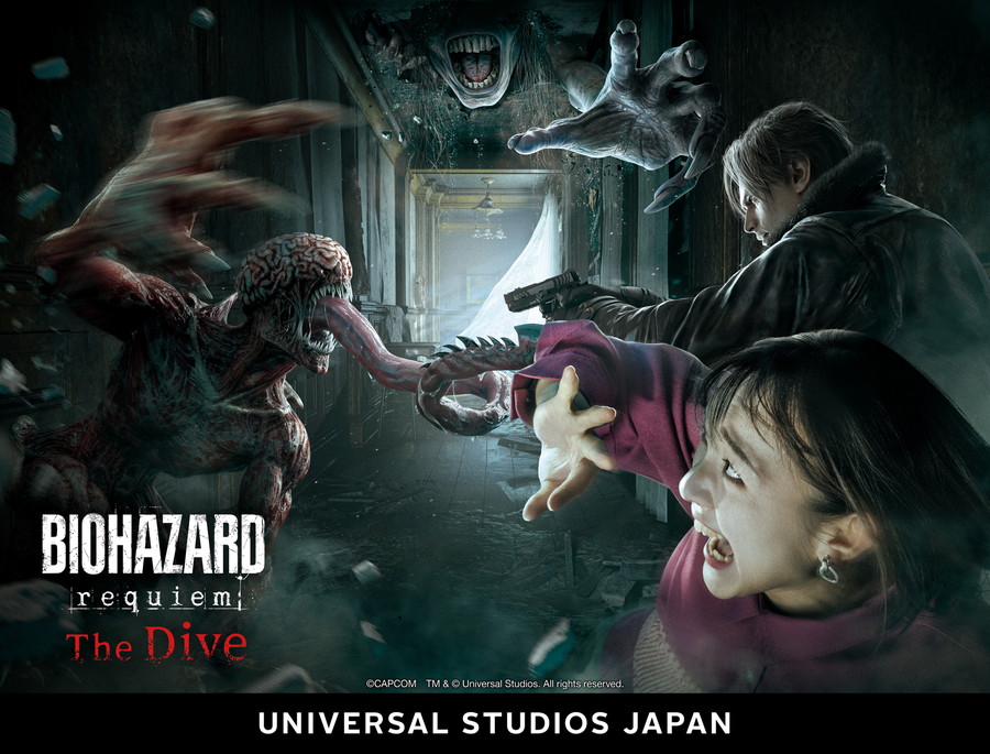 Biohazard Requiem The Dive agli Universal Studios Japan