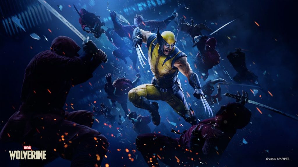 Marvel’s Wolverine, Logan pronto al combattimento con gli artigli di adamantio.