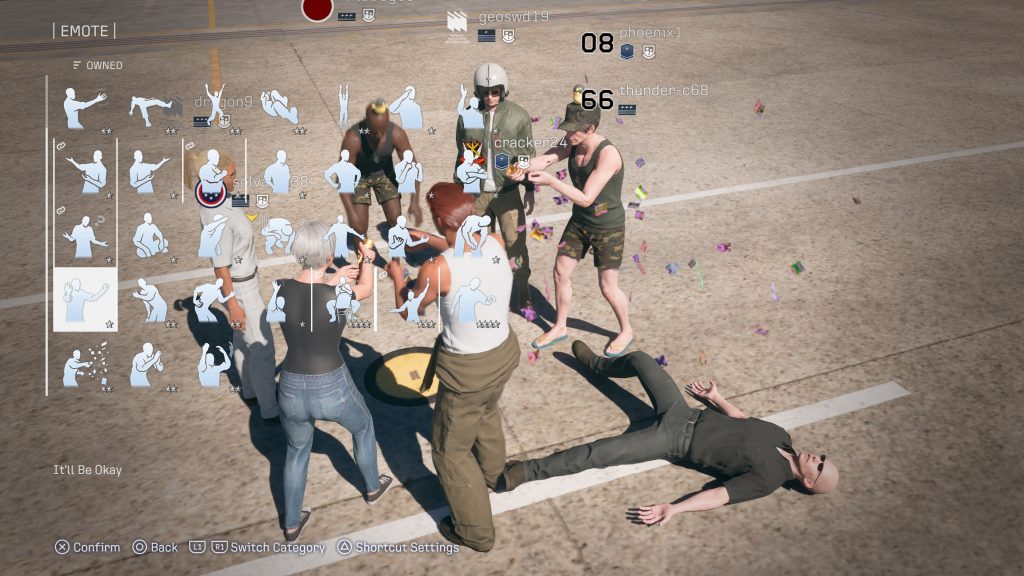 Screenshot di ACE COMBAT 8: WINGS OF THEVE, tratto dal trailer Online Overview del multiplayer.
