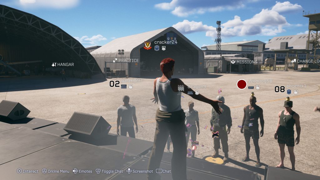 Screenshot di ACE COMBAT 8: WINGS OF THEVE, tratto dal trailer Online Overview del multiplayer.