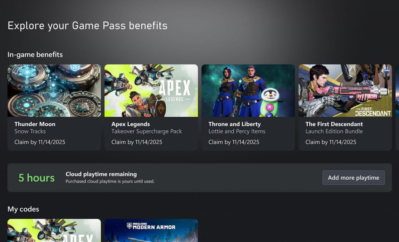 Xbox introdurrà limiti mensili per il cloud gaming di Game Pass