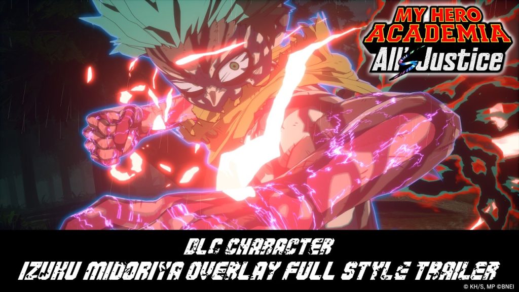 Izuku Midoriya Overlay Full Style nel trailer DLC di MY HERO ACADEMIA: All’s Justice