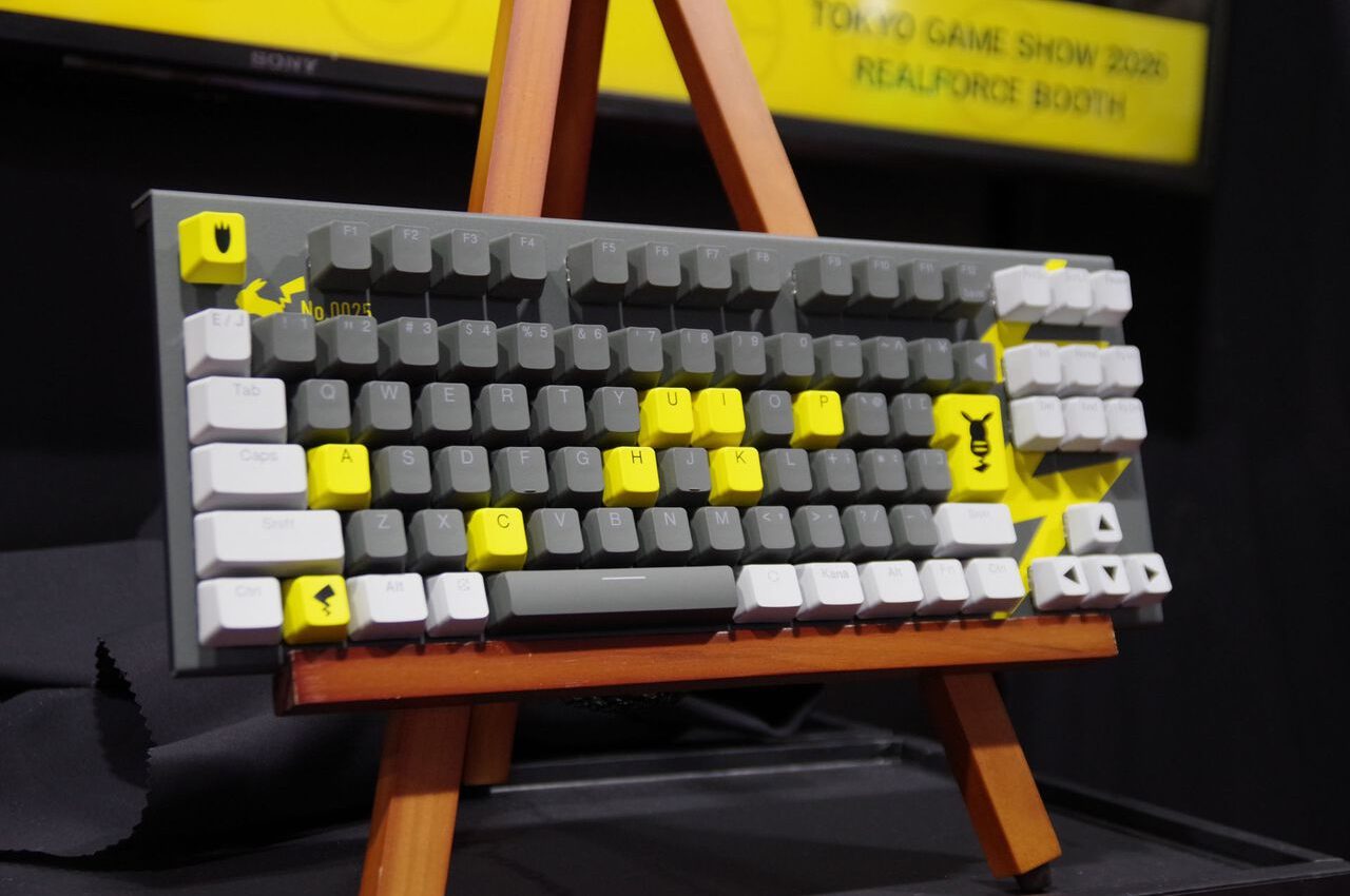 REALFORCE GX1 Plus Pikachu Edition: la tastiera gaming arriva a dicembre